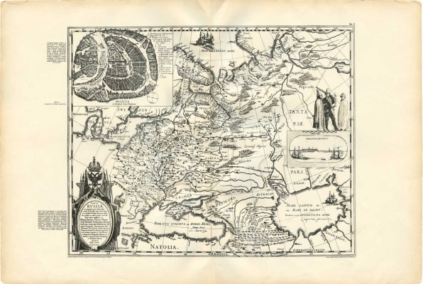 Россия в 1613 г., эпохи воцарения Дома Романовых. № 2. [Карта]. СПб, [1914].